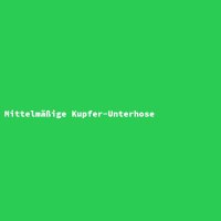 Mittelmäßige Kupfer-Unterhose