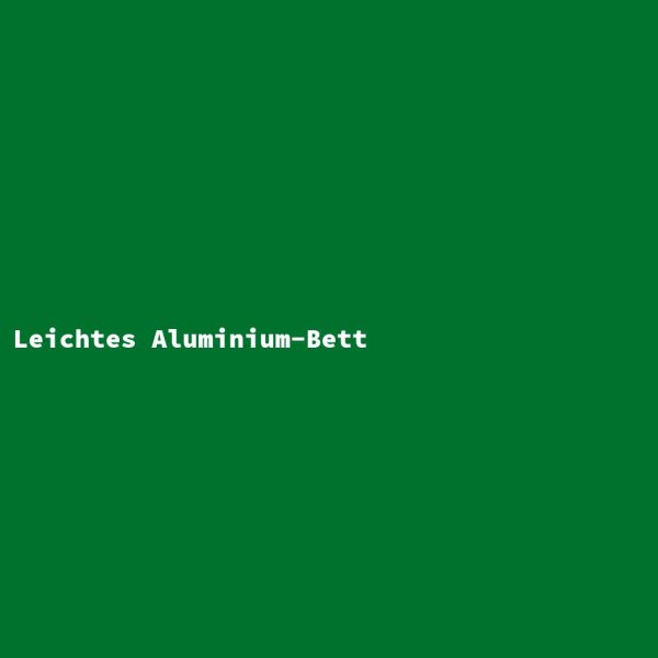 Leichtes Aluminium-Bett