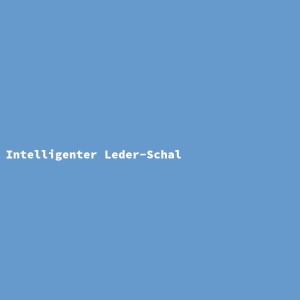 Intelligenter Leder-Schal