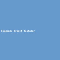 Elegante Granit-Tastatur