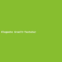 Elegante Granit-Tastatur