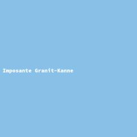 Imposante Granit-Kanne