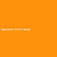 Imposante Granit-Kanne