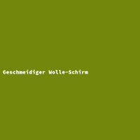 Geschmeidiger Wolle-Schirm