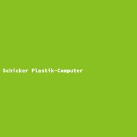 Schicker Plastik-Computer