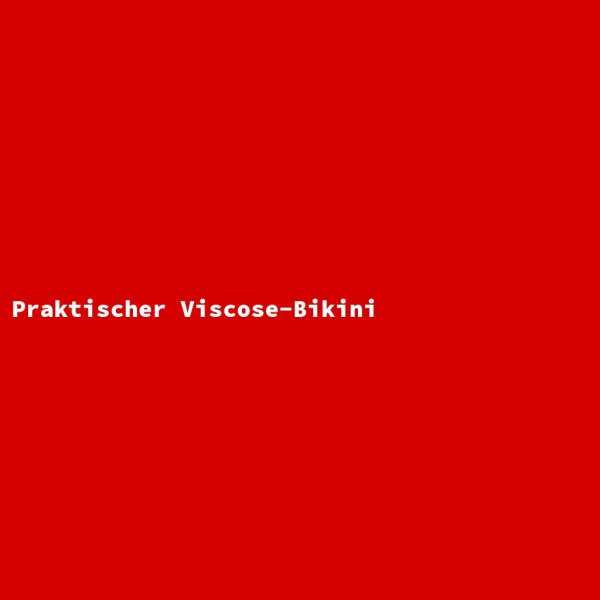 Praktischer Viscose-Bikini